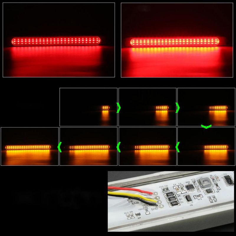 LED Truck Rear Light Tail Light with Brake/Flowing Turn Signal Function