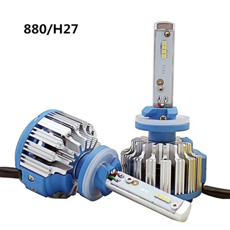 T1 LED Car Light H4 Hi Lo Beam LED Headlight Bulbs H7 H1 H11 9006 9005 H27/880 Auto Bulb Headlamp 6000K Light