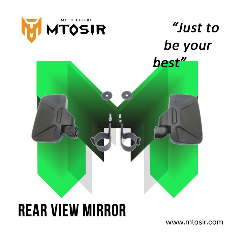 Mtosir High Quality Rear View Mirrors for UTV Side Mirrors Adjustment with Brackets for All Mountain Bike Motorcycle Spare Parts Accessories