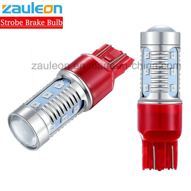 T20 7443 W21/5W Strobe Flash LED for Brake Light Taillight