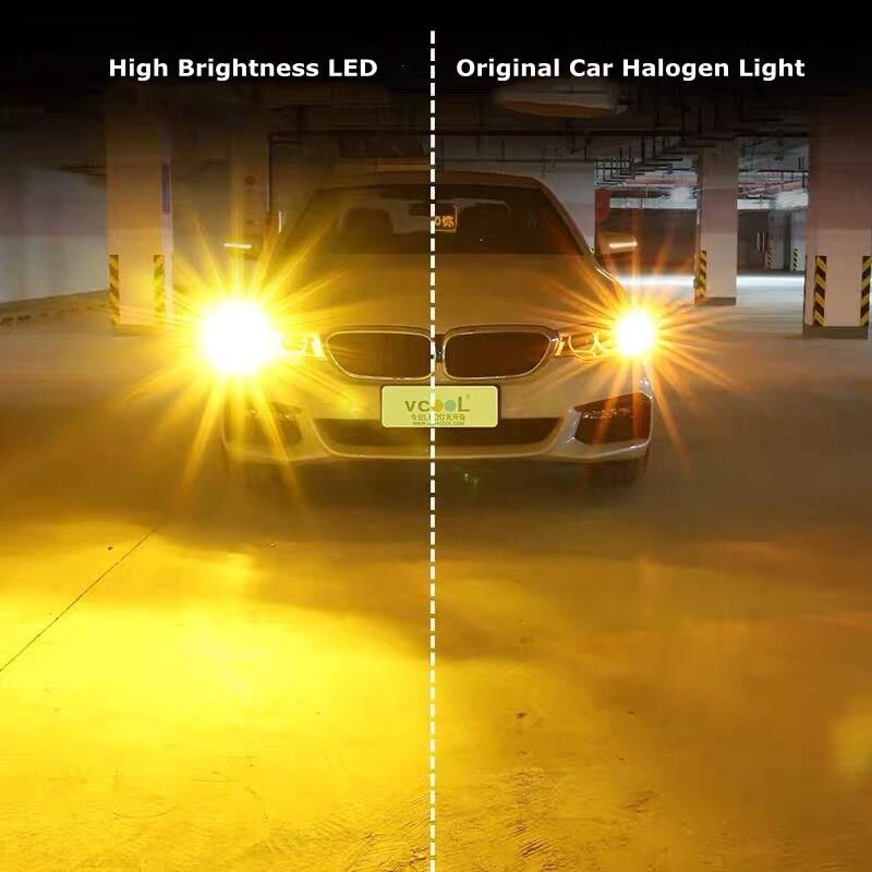 1156 LED Bulb Super Bright 21W No Error S25 Ba15s 1141 1003 7506 Amber Car Canbus Free Turn Signal Lights