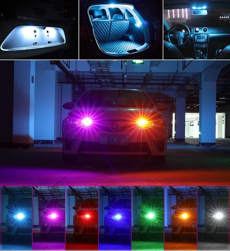 12V 24V P21W Flasher LED Turn Signal Bulb Brake Bulb Tail Rear Light Bulb for Car and Truck