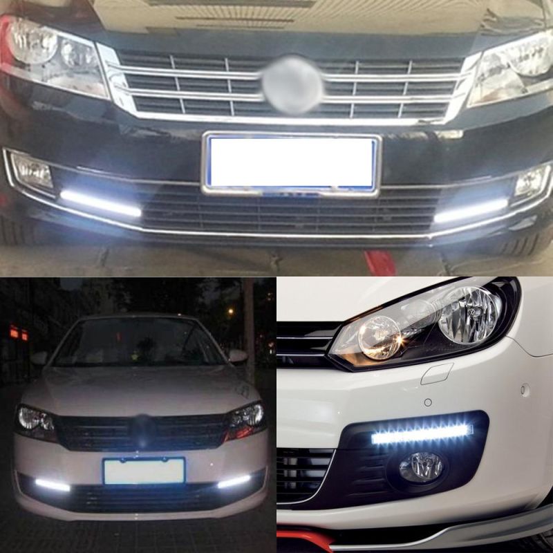 17cm Universal Daytime Running Light COB DRL LED Car Lamp External Lights