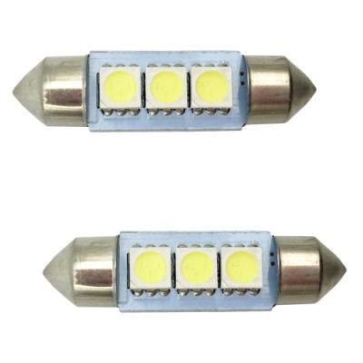 LED C5w 5050 3 SMD 36mm 39mm 41mm DC 12V Festoon Interior Dome Door Light Free Light Lamp Turn Signal Bulb