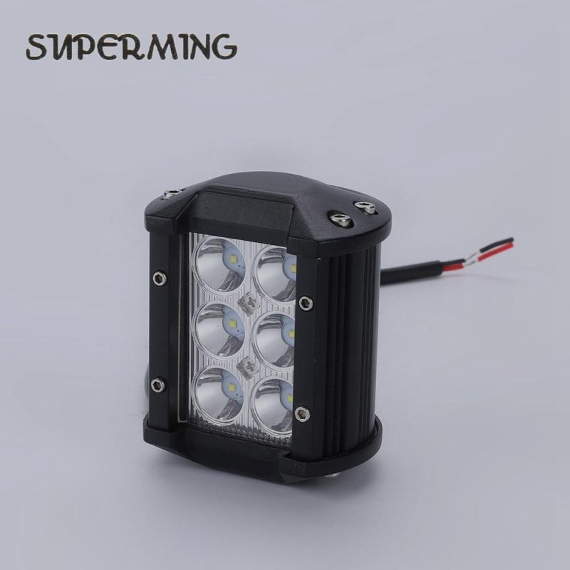 Auto Lights Luz De LED 18W Spot Flood Light Bar for SUV Jeep