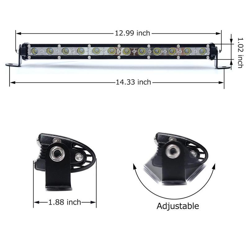 36W Work LED Bar Light Auto LED Offroad Light Bar