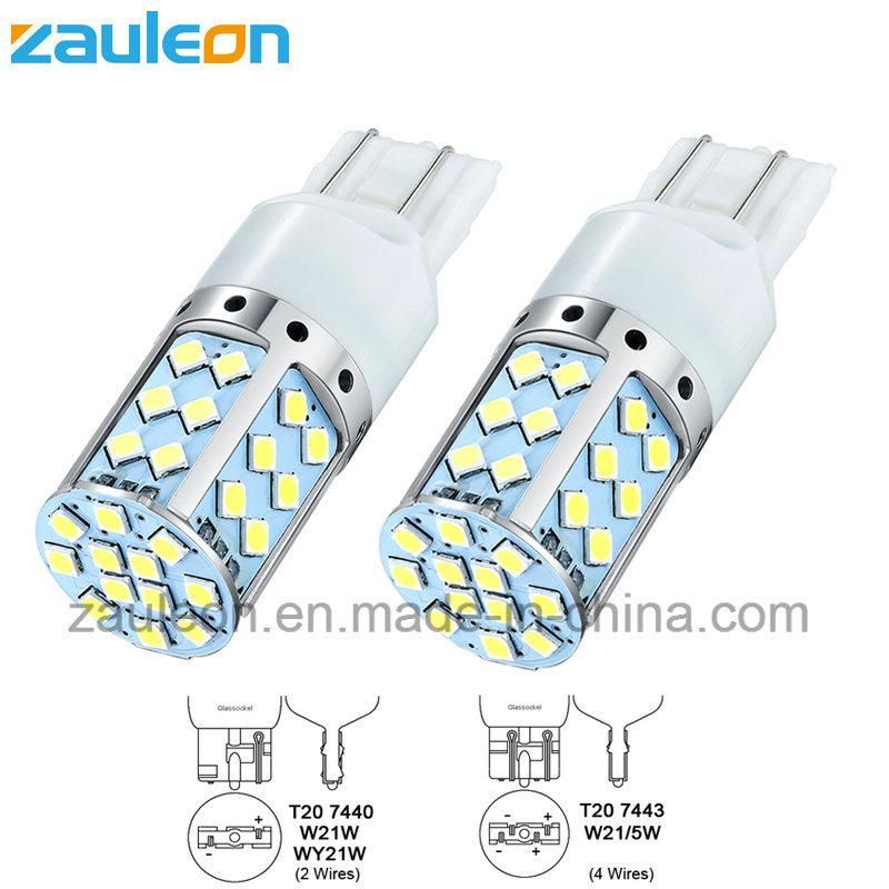 7440 7443 LED Car Bulbs White Yellow Red