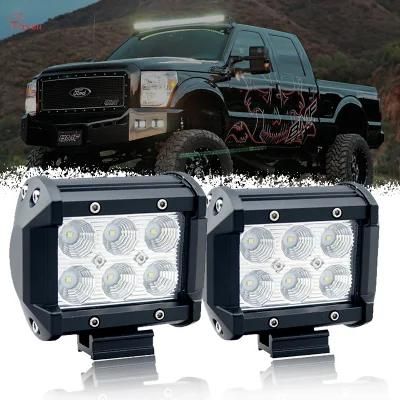 RGB LED Car Light 18W LED Light Bar