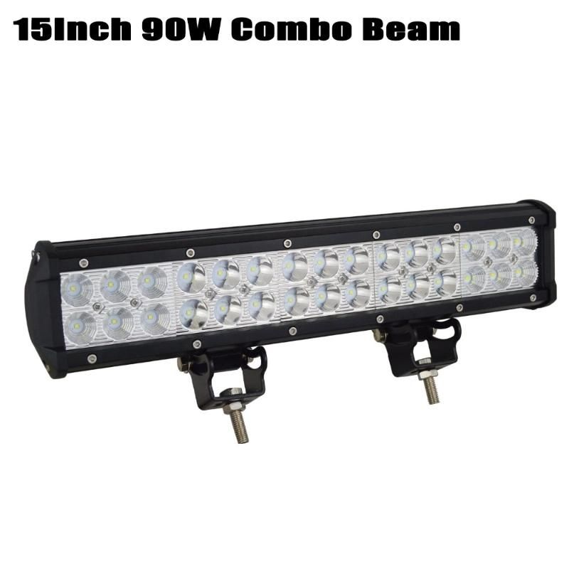 4 Inch 18W LED Work Light Bar 72W 90W 108W 126W 180W LED Bar Light 12V for Offroad Truck ATV SUV Jeep