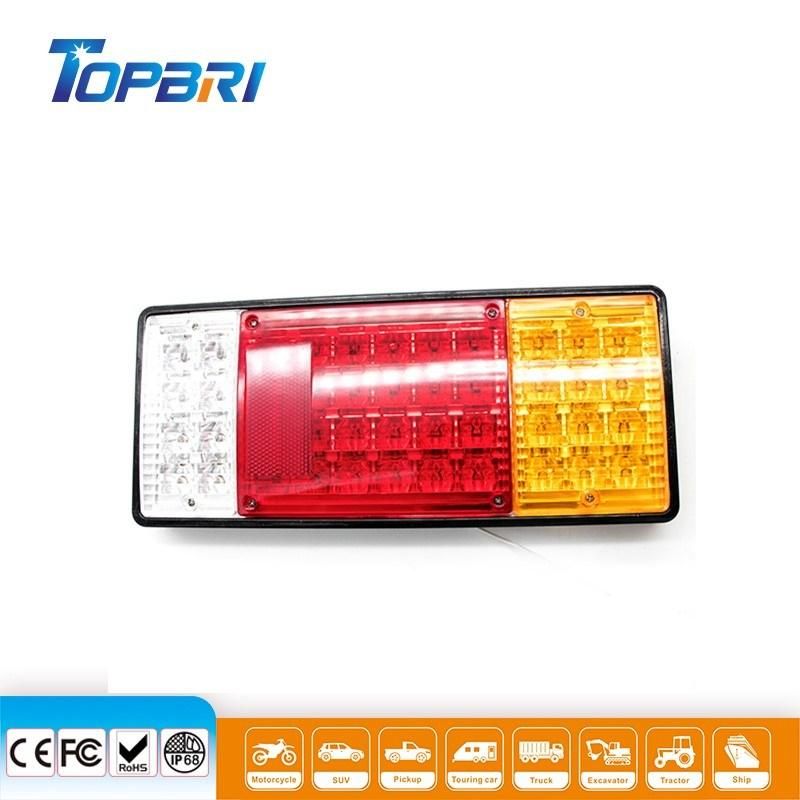 Combination Tail Lights 10-30V LED Warning Rear Light for Car Truck Trailer