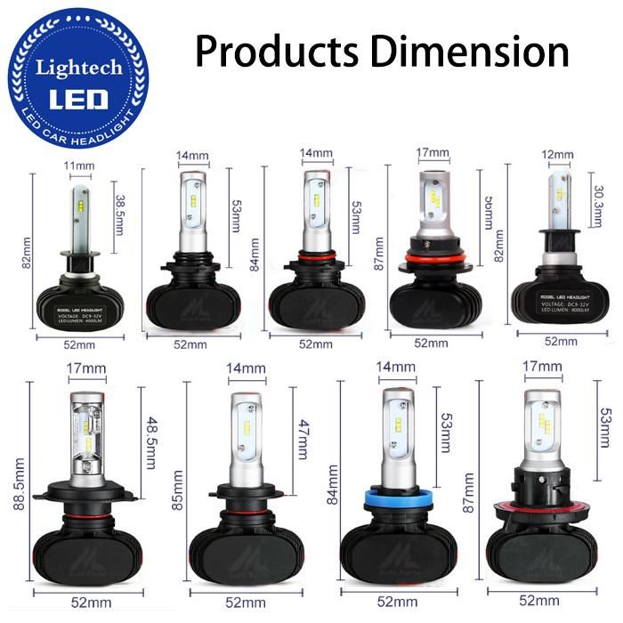 Brightest LED Automotive Bulbs 4000lumen Best LED Vehicle Lights