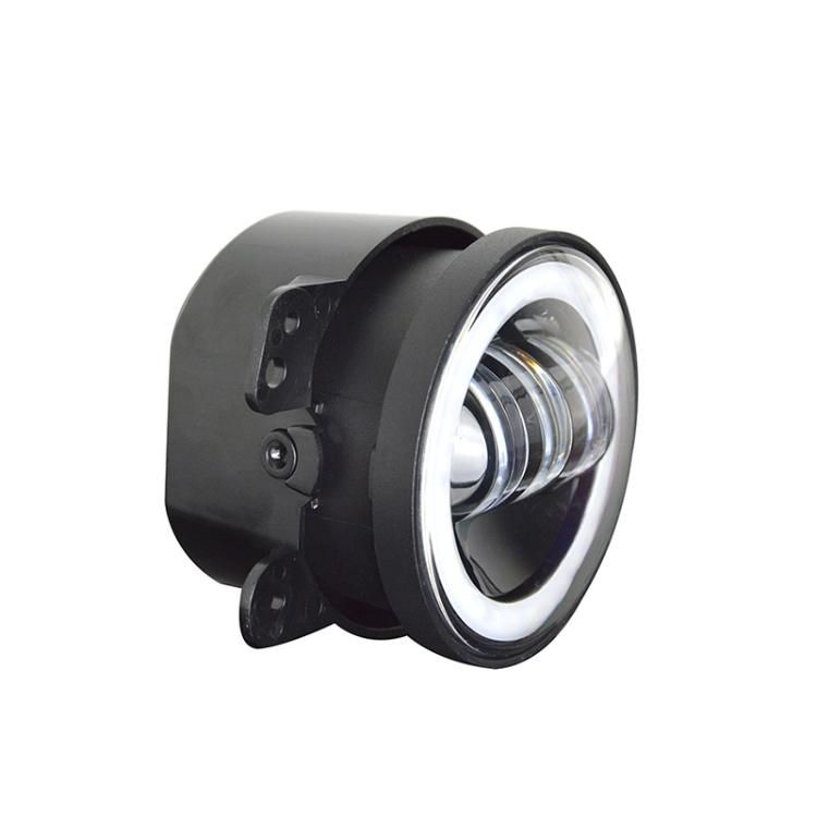 4 Inch Round RGB LED Fog Lights 30W Halo Ring DRL off Road Fog Lamps for Jeep Wrangler 2007-2015