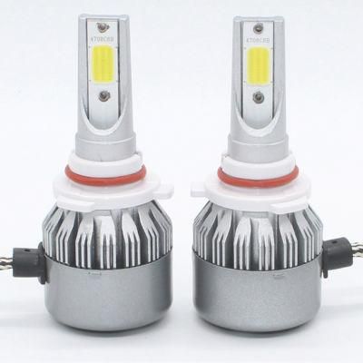 COB Headlight Bulb 12V 50W 7200lumen C6 H10 Automobile Bombillios Hb3 9005 LED Headlight