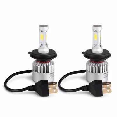 S2 Car Headlight Bulb 72W 8000lm 3000K LED Fog Light Yellow / White Car Headlight Fog Light 9-36V