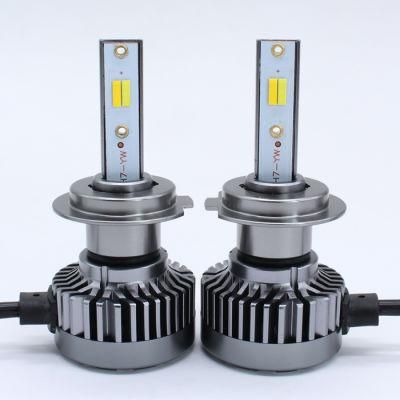 Wholesale Gt9 Yellow White in One Bulb H7 50W 6000lumen 4300K 3000K 6000K 3 Colors LED Headlight