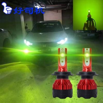 2020 Newest K5 H1 H3 H4 H7 H11 H13 9005 9006 Green Lemon Headlight Fog Lamp Lemon Yellow Headlight Car Light Bulb