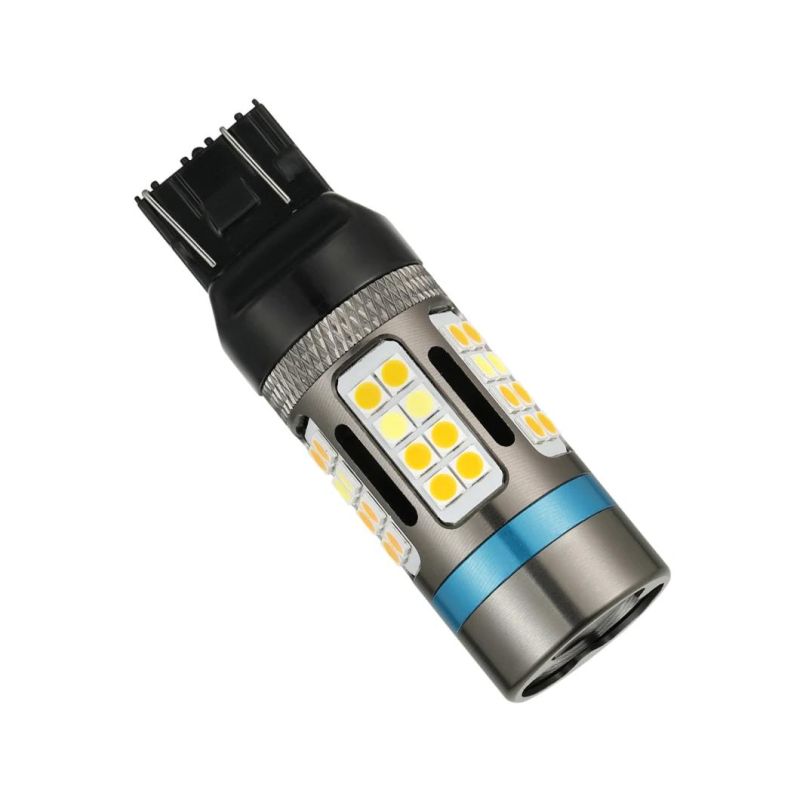 Built in Fan Error Free 7443 Switchback Dual Color Turn Signal Light Non Polarized