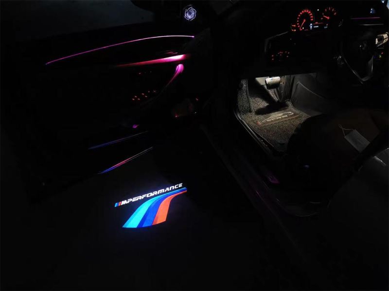 Car Decoration LED Ghost Shadow Car Logo Light