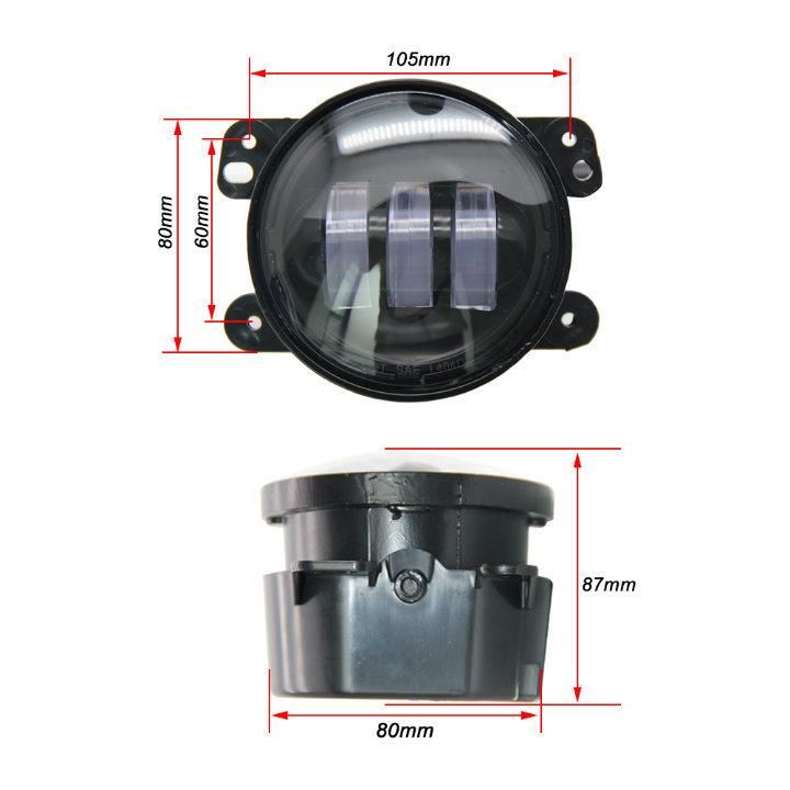 Auto Accessories Waterproof IP68 30W Wholesale Car 4 Inch LED Fog Lights for Jeep Jk Truck