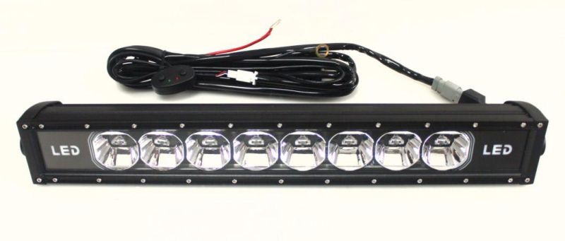 22" 120W RGB LED Light Bar 7D Work Lamp Bluetooth APP& Wire Harness LED Light Bar