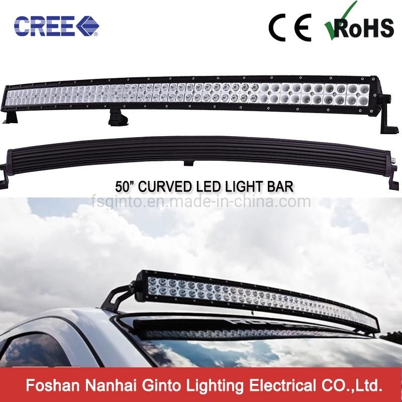 120W 180W 240W 288W 300W Curved CREE LED Light Bar for Car Turck
