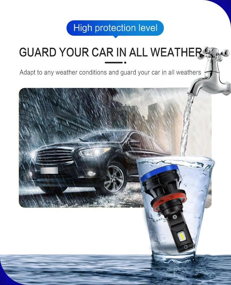 K9 LED Car Headlight H7 Car Motorcycle Bulbs 7200lm 80W H4 Waterproof Lamp