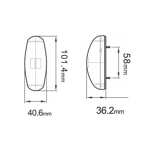 LED Rear Truck Traffic Tail Trailer Marker Lights E Mark 12V 24V Trailer Turn Position Side Light LED Combination Tail Lights