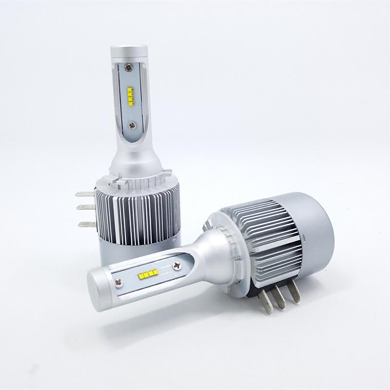 Canbus Car LED H15 Headlight Bulbs 12000lm 6000K Day Time Running Lights Replace for Volkswagen Golf 6/7/Sportsvan