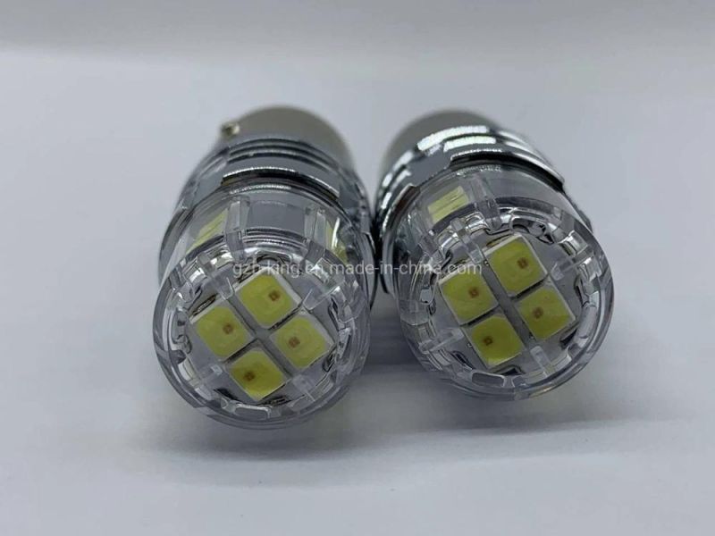 1157 Bay15D Switchback Dual Color White&Amber LED Turn Signal Light