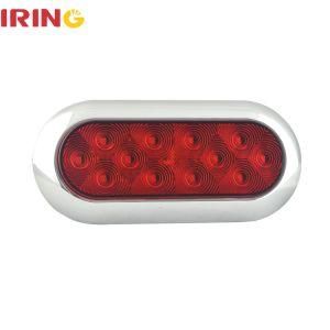 Waterproof 6&prime;&prime; Oval LED Rear Stop Tail Lighting for Truck Trailer (LTL1653RC)