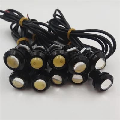 18mm Car Eagle Eye DRL LED Daytime Running Light LED 12V Backup Reversing Parking Signal Automobiles Lamp