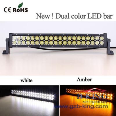 Dual Colour (white+amber) 120W CREE LED Light Bar