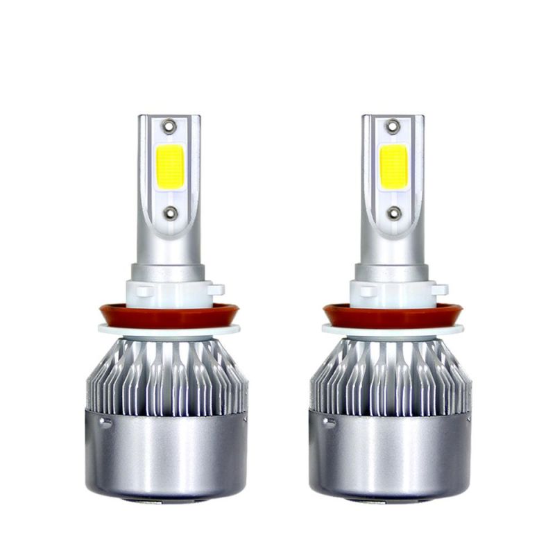 Cheapest Product 2PCS Car LED Headlightled Car H10 H7 H27 9003 9004 9005 9006 9004 9007 5202 9012 Headlight 12V 6000K C6 H11 Auto Lamps