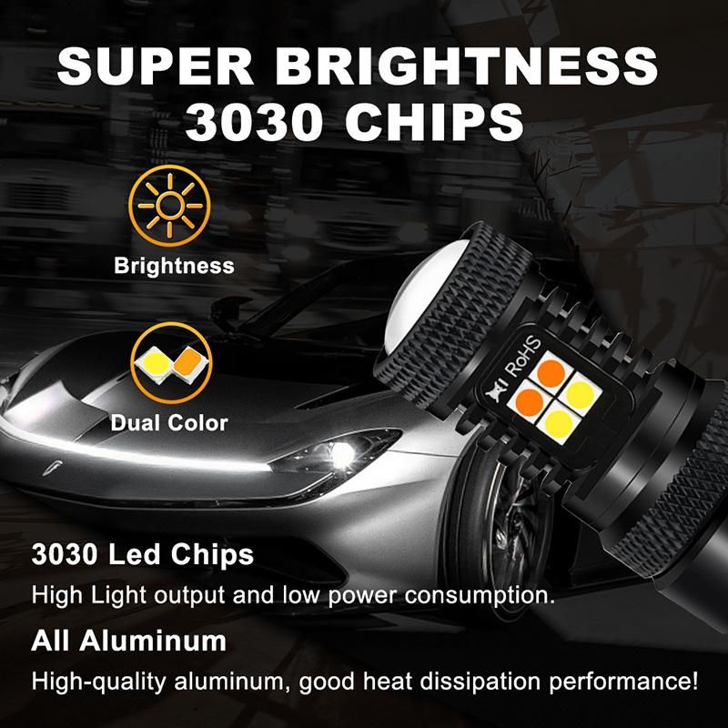 Professional LED 7443 3030 16SMD LED Auto Bulbs Signal Reversing Light Bulb LED