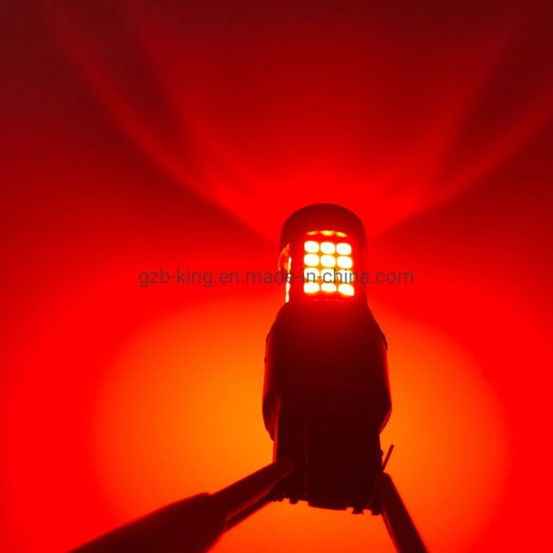 7443 T20 54SMD Red LED Light Bulb