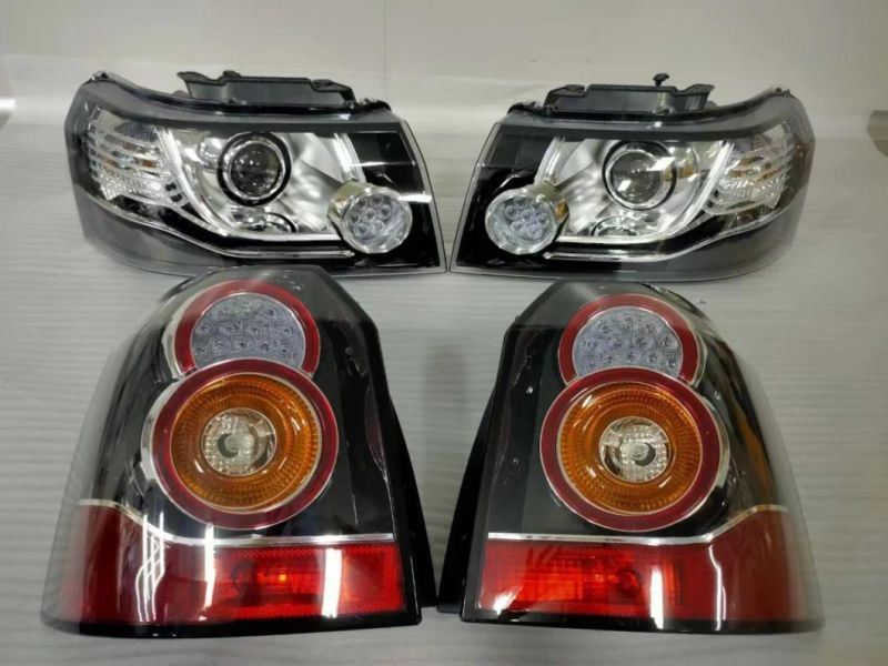 Facelift Upgrade Car LED Rear Lamps Turn Signal Brake Light for Land Rover Freelander 2