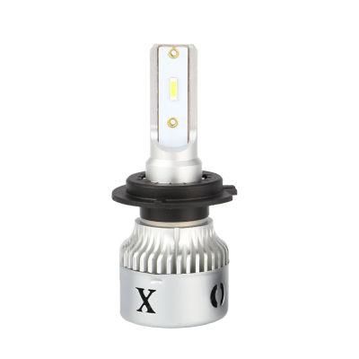 Weiyao L8 Fan Plug and Play H7 6000K Universial LED Headlight Bulbs