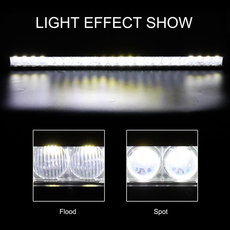 Slim 4D Lens 120W LED Offroad Car Light Bars