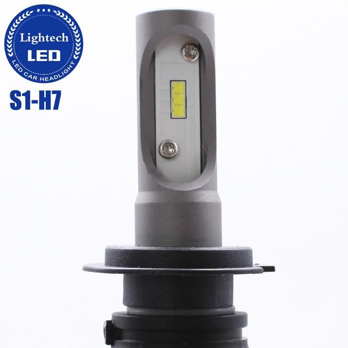 Lightech Super White S1 12V Automotive LED 8000lumen 72W Csp High Power H7 LED Headlights of Automobile Accessories