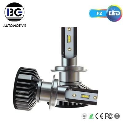 Car Accessories Auto F2 LED Light 6000K 30W 8000lm H7 H11 H4 9005 9006 LED Light Headlight of Automobile