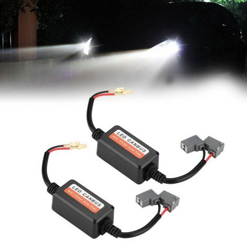 H1/H3/H7 Car LED Headlight Decoder Radio Audio Anti-Interference Eliminate Computer Malfunctions LED Filter Noise Cancellation