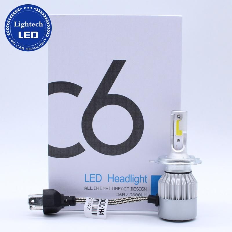 C6 Car H4 LED Headlight Bulbs