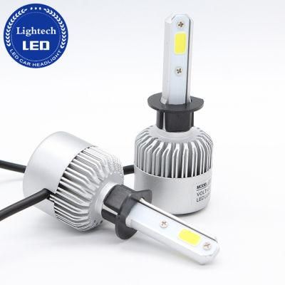 Cheap 8000lm 6000K 6500K 72W S2 H1 COB Auto Parts Car LED Light Headlight