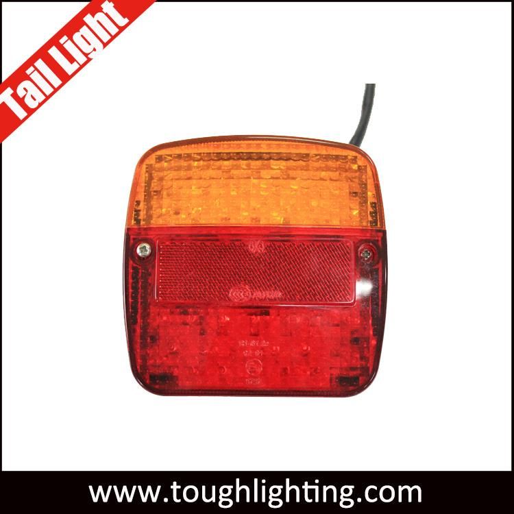 12V/24V E-MARK Universal LED Car Rear Combination Tail Light for Truck Trailer Tractors