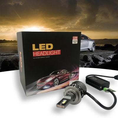 High Condenser Headlight 120W 12000lm Csp Chip Canbus Headlight H4 H7 H11 9005 9006 9012 LED Fog Lights Bulbs Auto Headlight 6000K