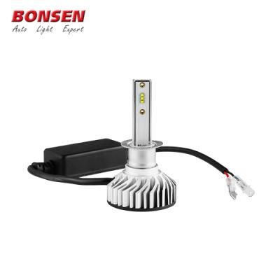 Mini Size 60W 6000 Lumens H4 LED Car Headlight Kit H7 LED Auto Headlight H11 Car LED Light