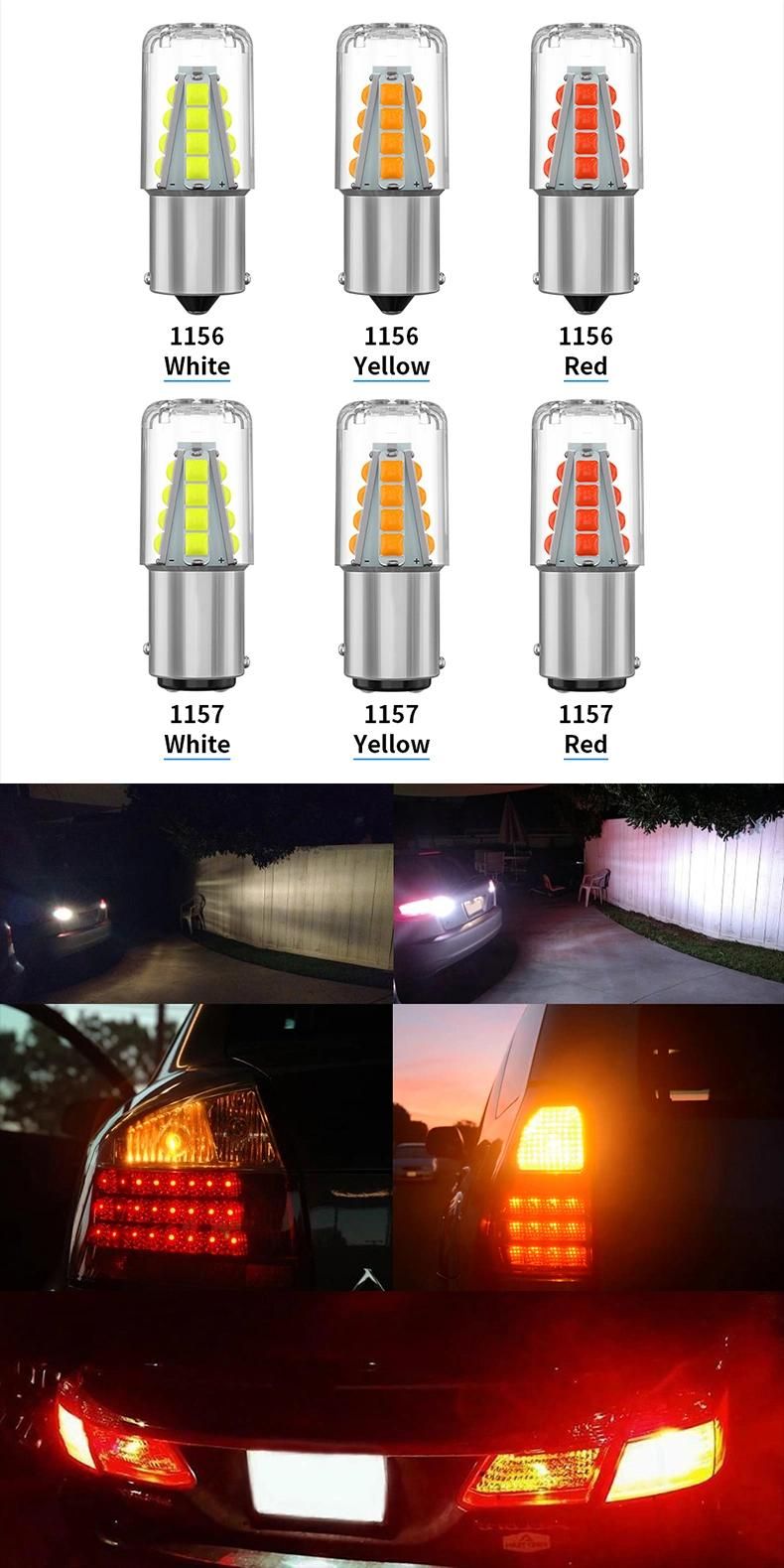 Good Quality 1156 1157 16SMD 3030 LED Turn Signals Light Brake Reversing Light Bulb for Cars