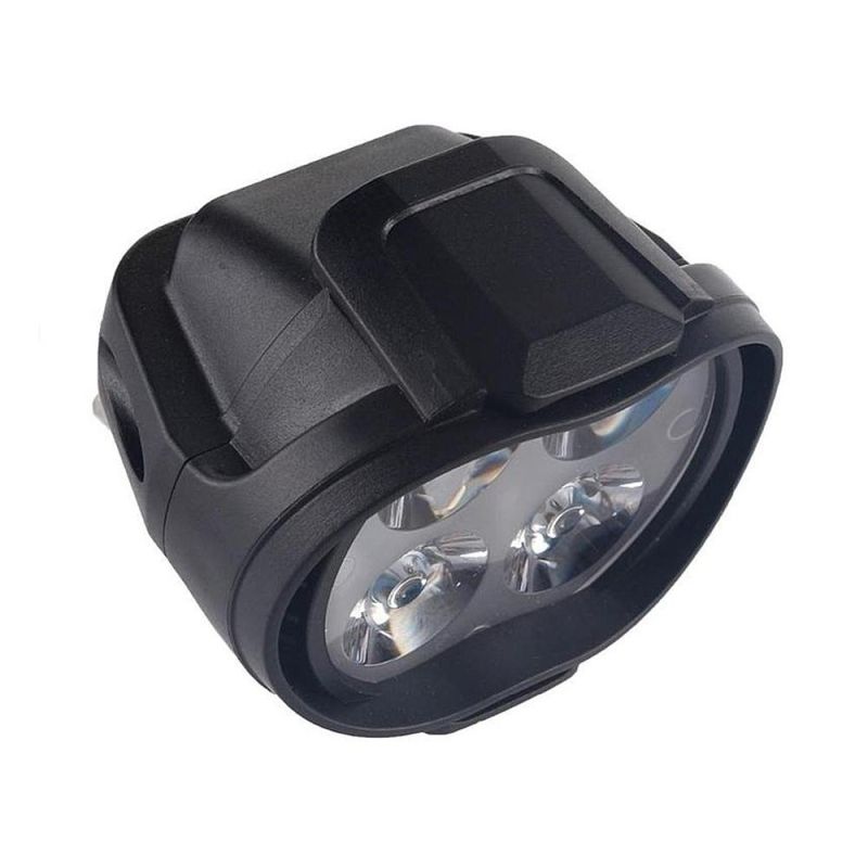 6 LED Motorcycle Light Headlight Assembly 10W 1000lm+Switch Universal Scooter Fog Spotlight 6000K White Car DRL Lamp E-Bike