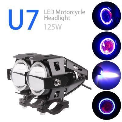 U7 LED Projector Headlight with Eye and Angel Eye