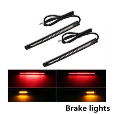 Motorcycle Universal Turn Signal Light Strip Rear Brake Stop Light